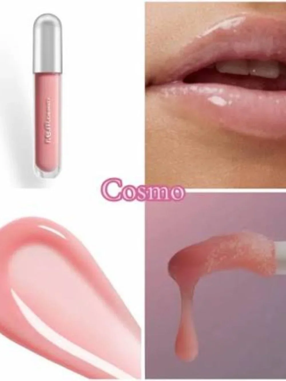 r.e.m. beauty Essential Drip Glossy Balm in Cosmo NEW